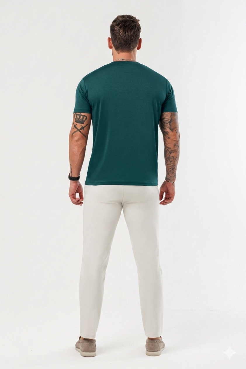Essential Cotton T-Shirt - Sea Green
