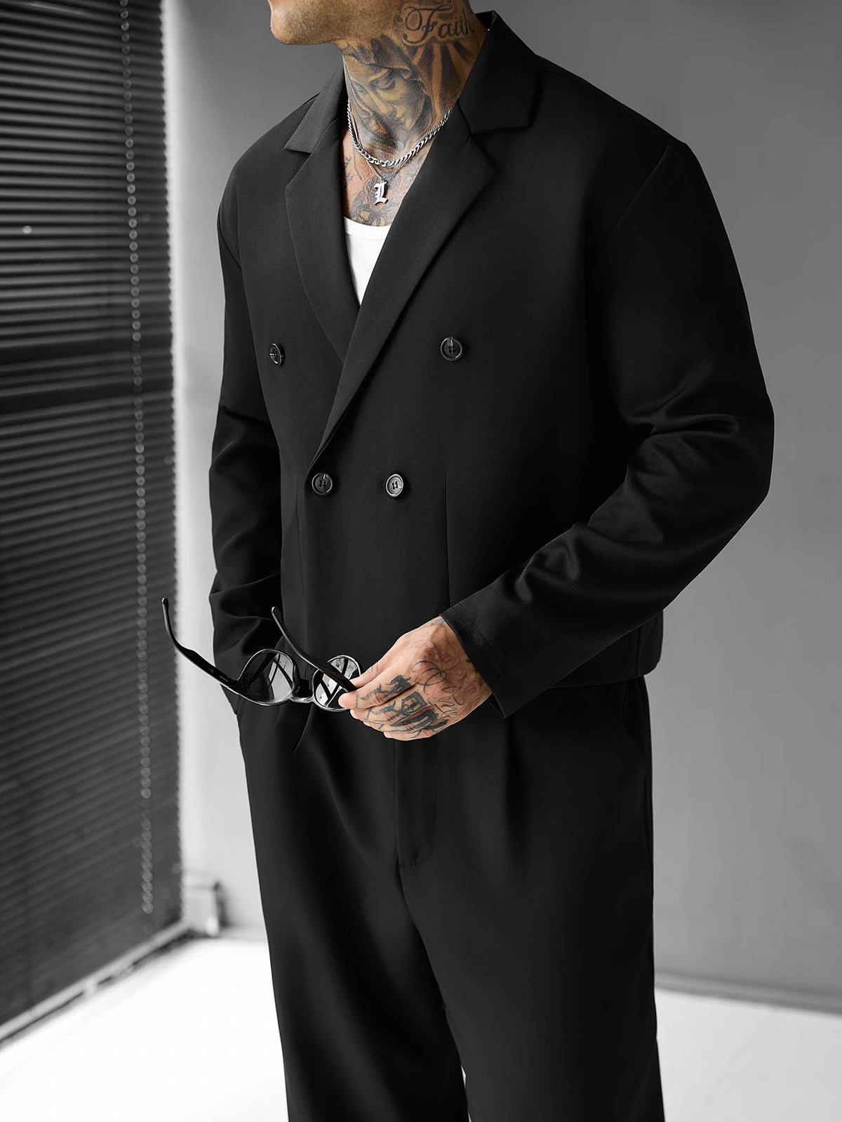Double Press Tracksuit - Black
