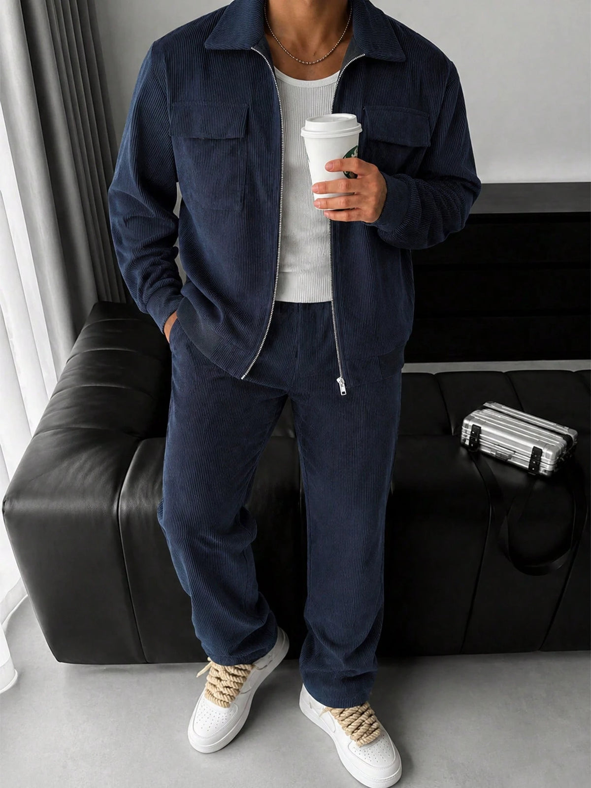 Lux Courdry Tracksuit - Navy