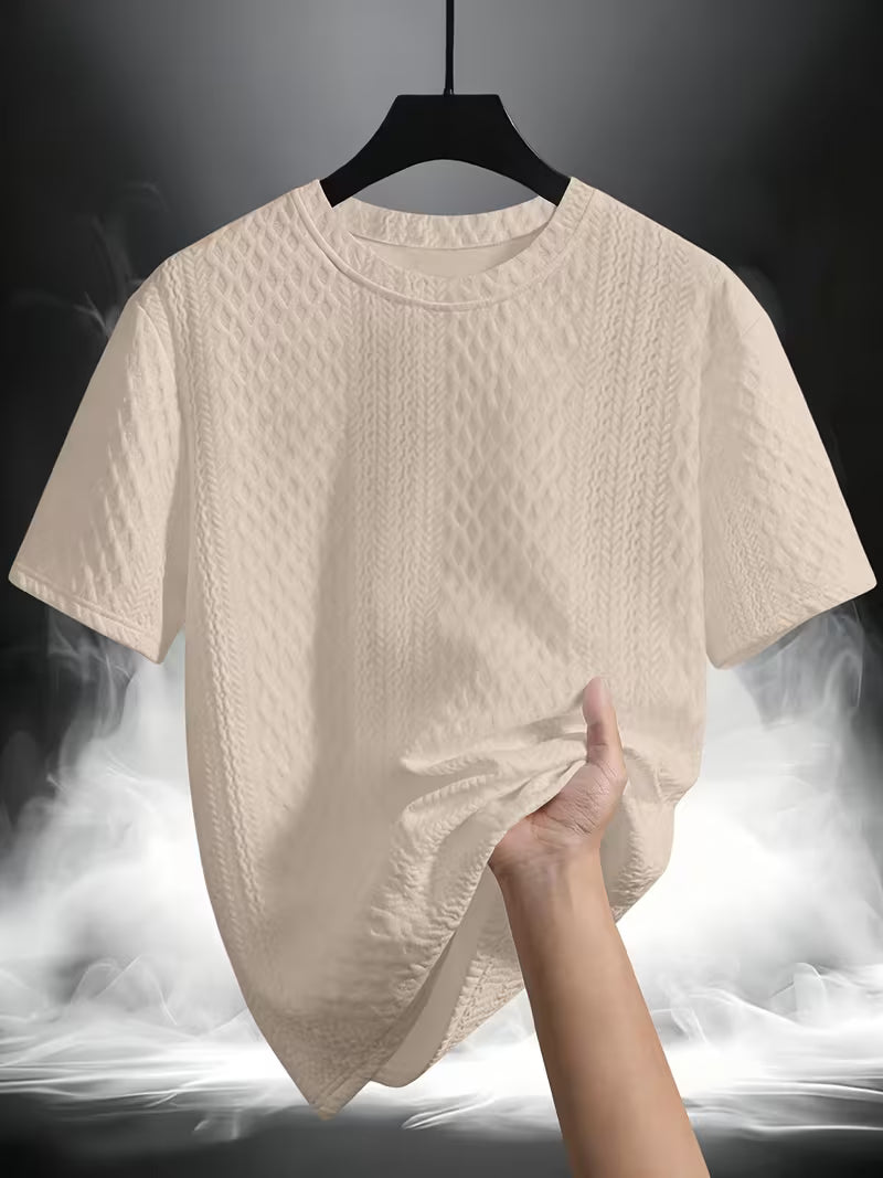 Cabo Textured Tee - Cream