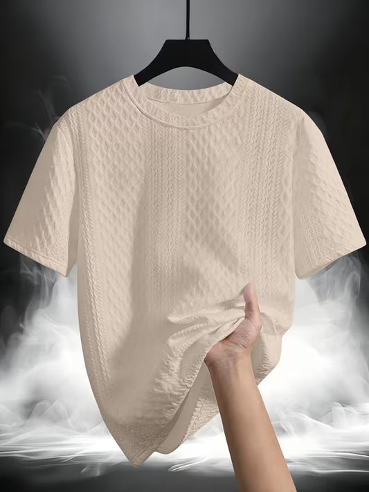Cabo Textured Tee - Cream