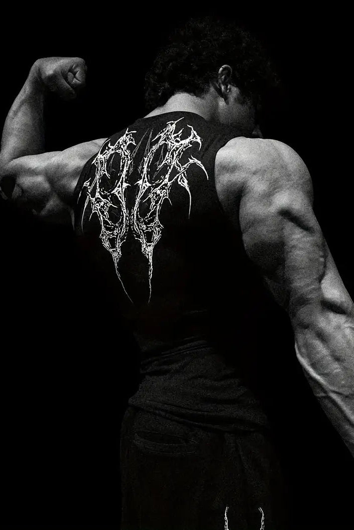 Davil Sleeveless  Spandexdry - Black