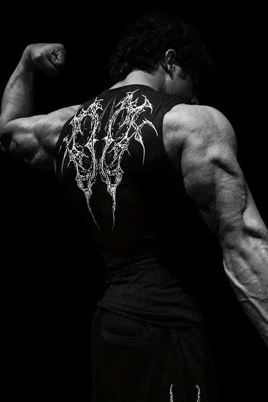 Davil Sleeveless  Spandexdry - Black