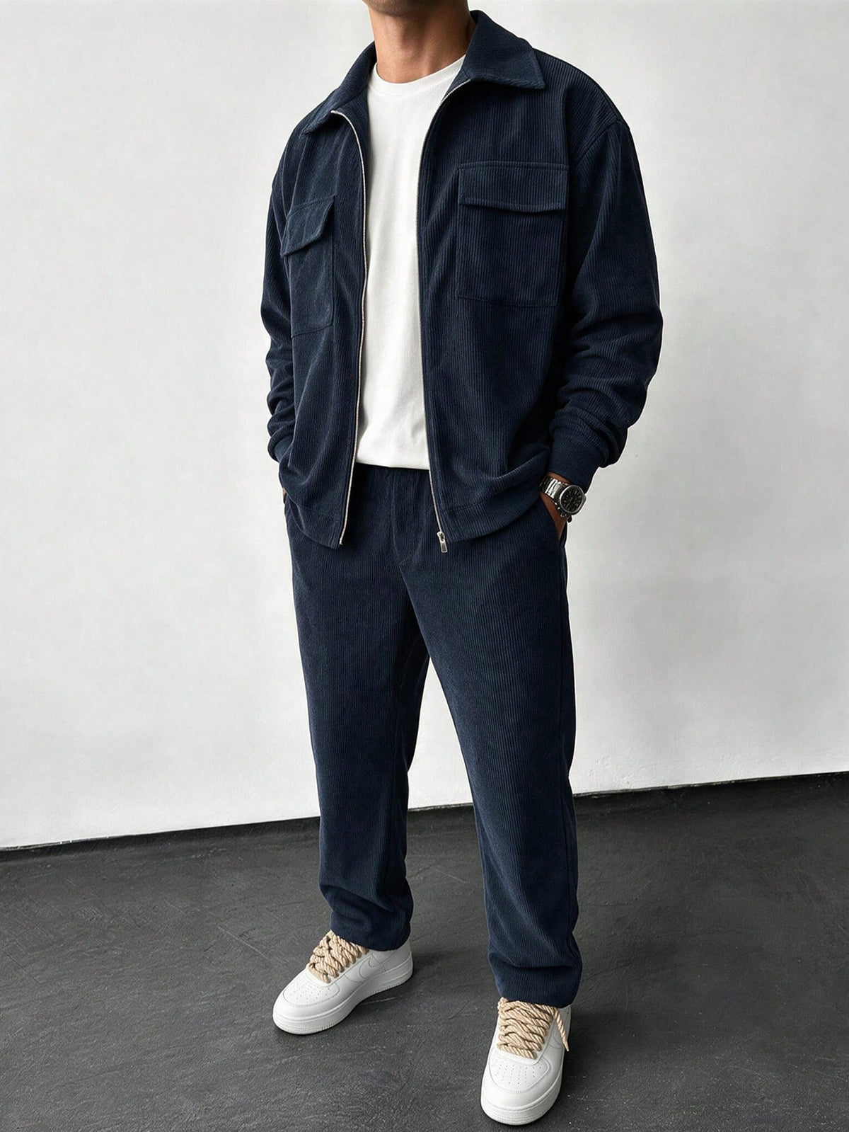 Lux Courdry Tracksuit - Navy