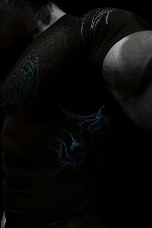 Werewolf T-Shirts Fitted Spandexdry - Black