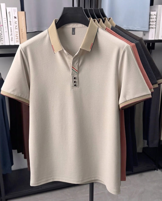 Paris Cotton Polo - Cream
