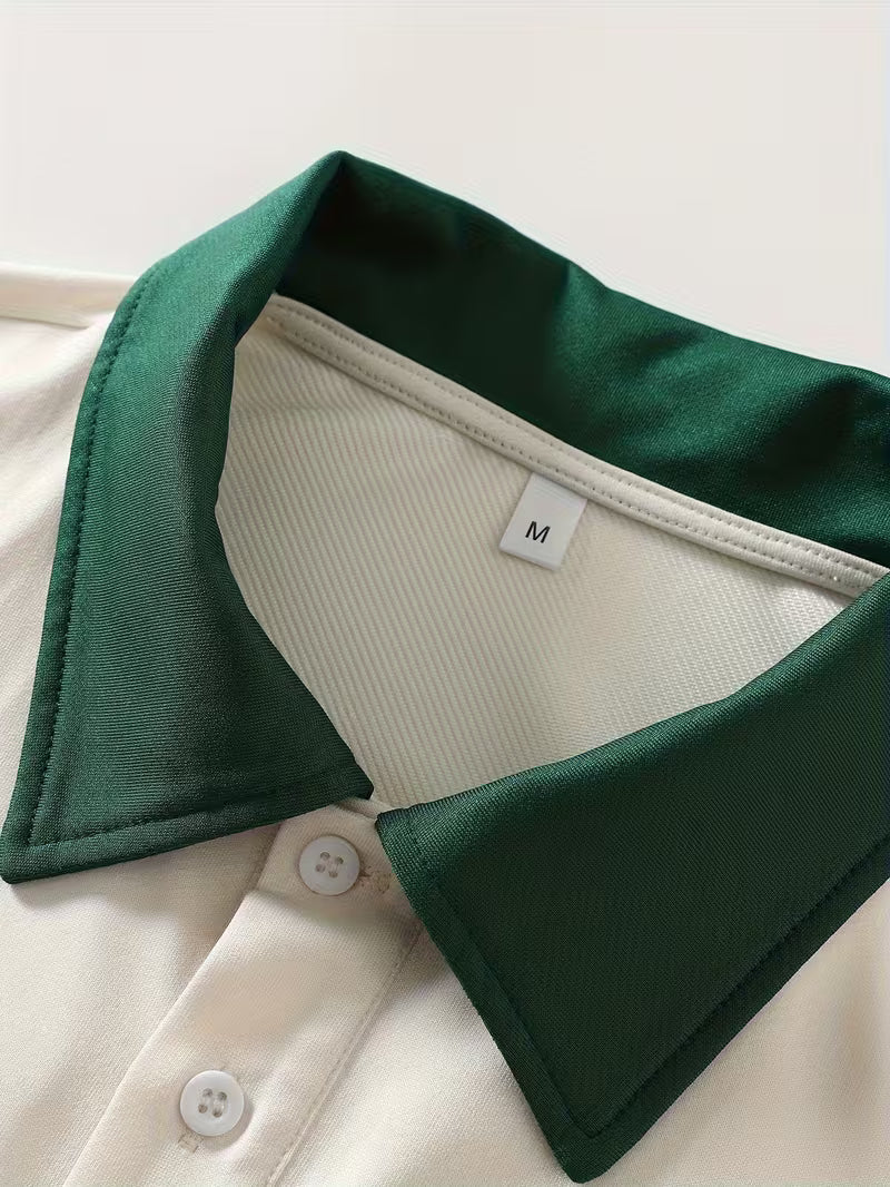 Stereo Spandex Polo - White