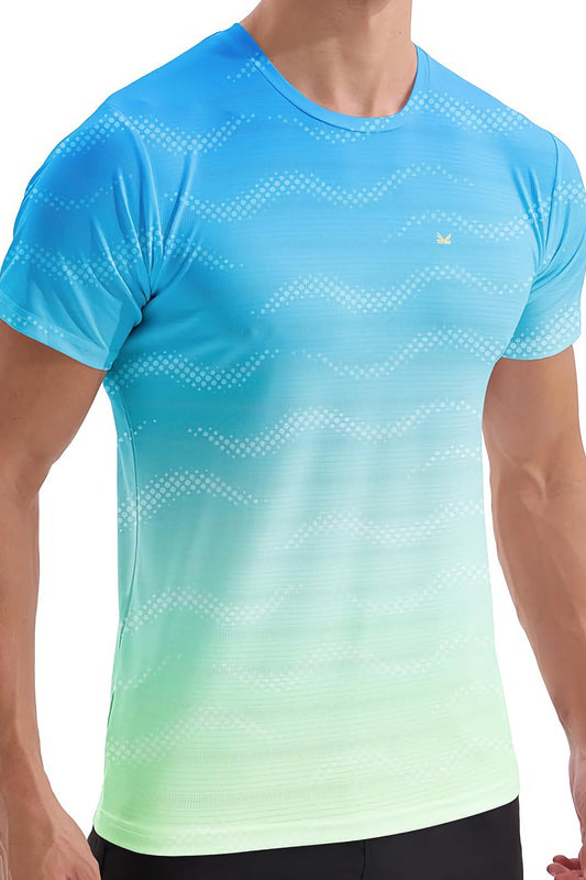 Wave Stretch Spandexdry Tshirt - Mint