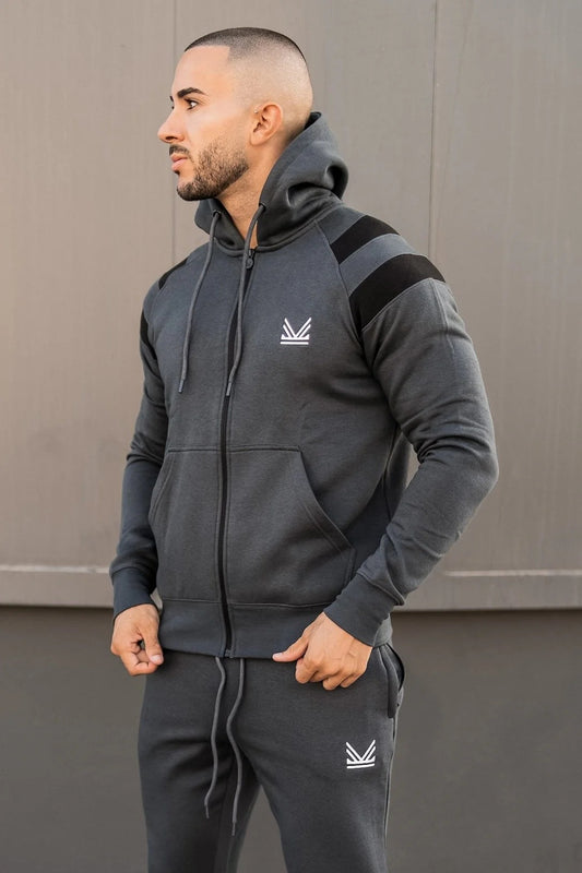Neves Cotton Hoodie - Solid Grey