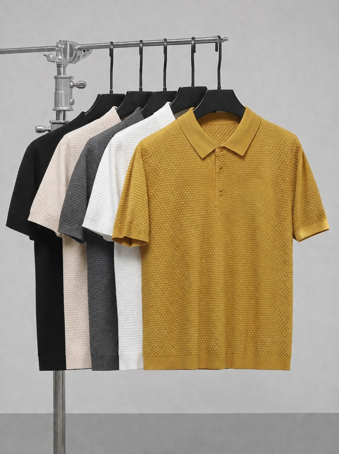 Popcorn Pk polo - Pearl