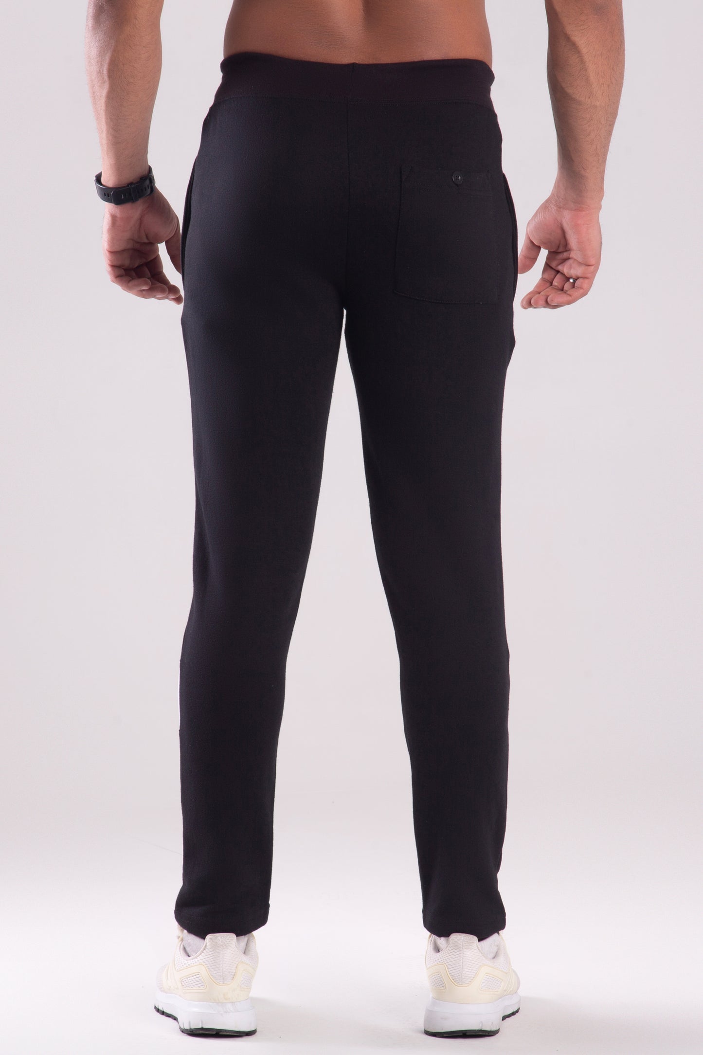 American Terry Cotton Trouser - Black