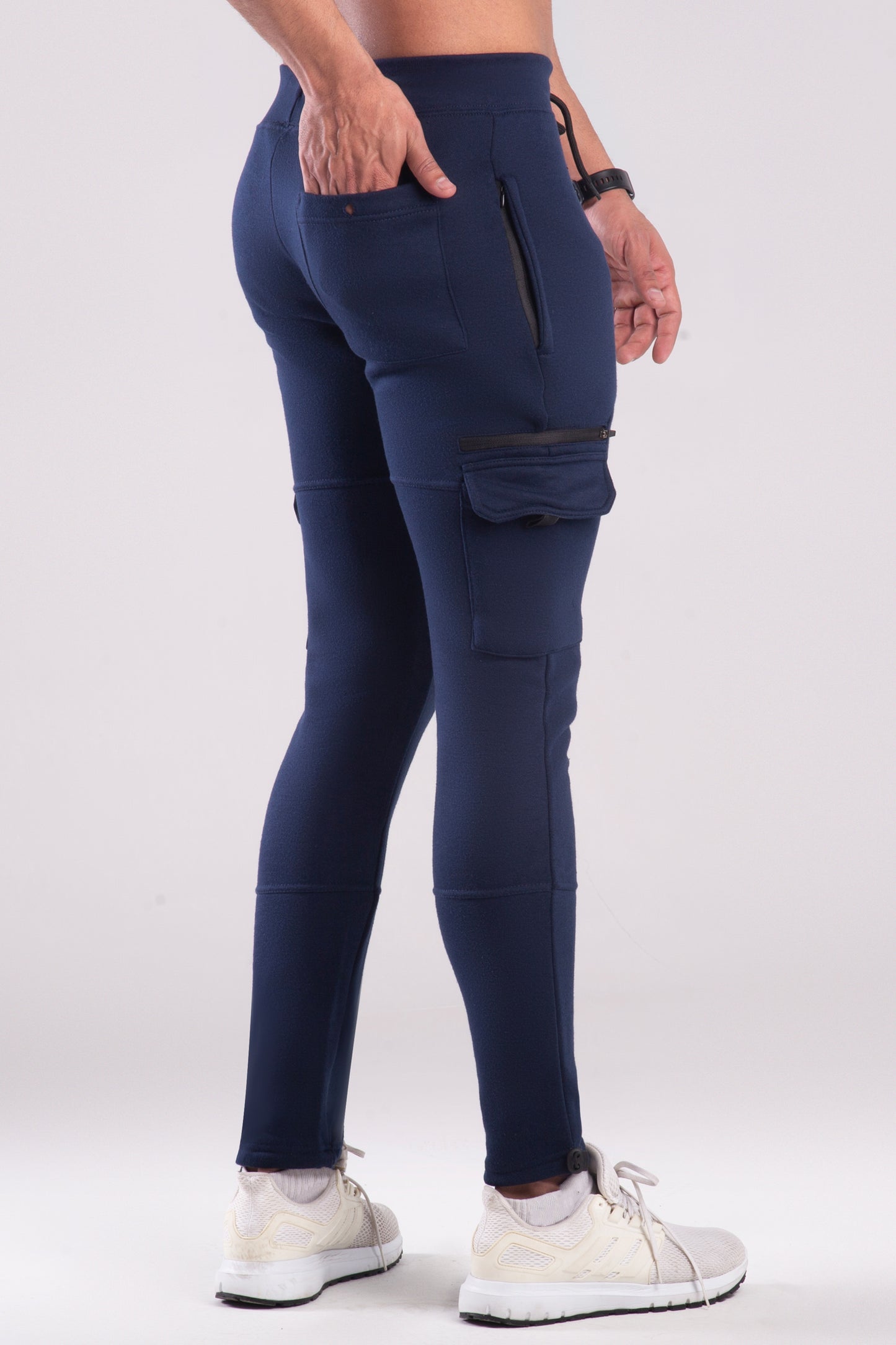 Venom Cargo Cotton Trouser - navy