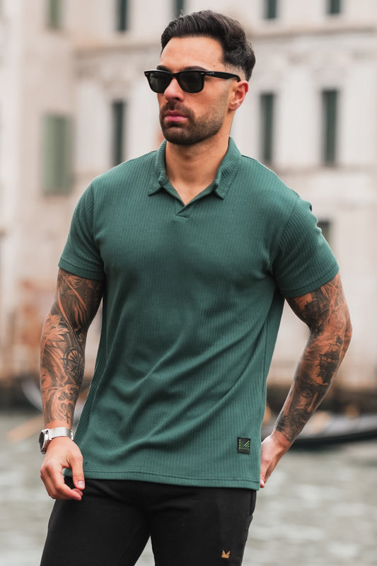 Resort Textured Cotton Polo