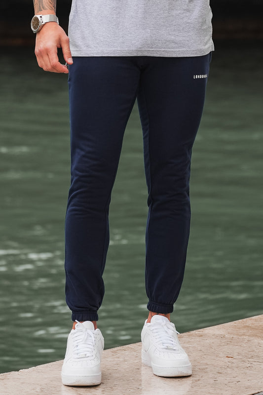 Cove Cotton Terry Trouser - Navy