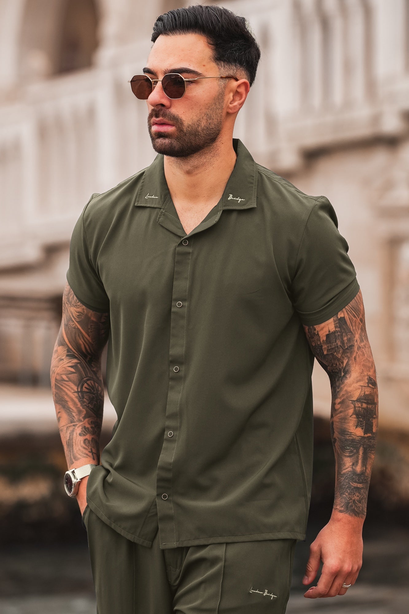 Cabo Signature SpandexDry Poly Shirt - Olive