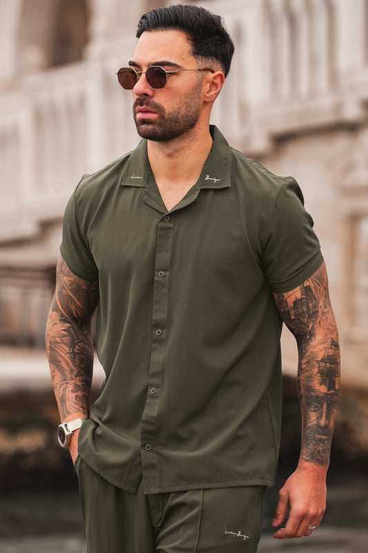 Cabo Signature SpandexDry Poly Shirt - Olive