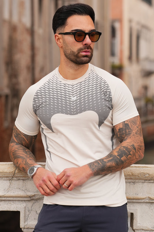 Venom SpandexDry Tee in Cream