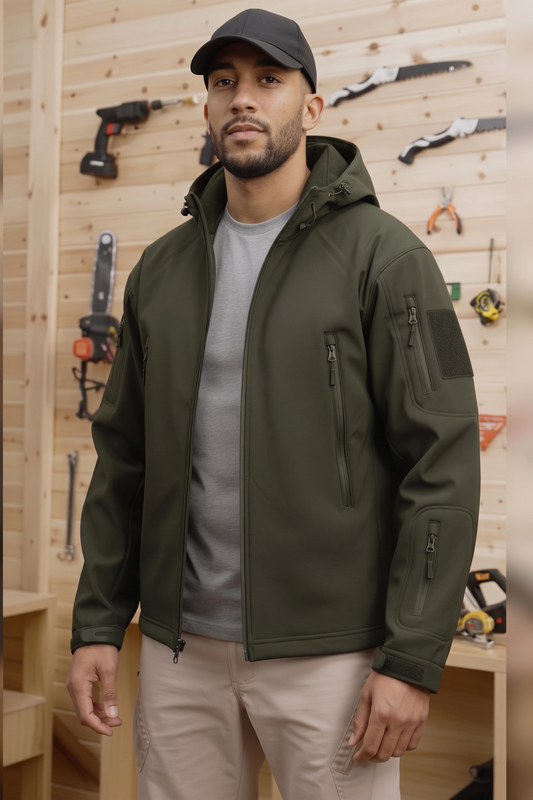 Tactical Softshell Imported Jecket - Olive