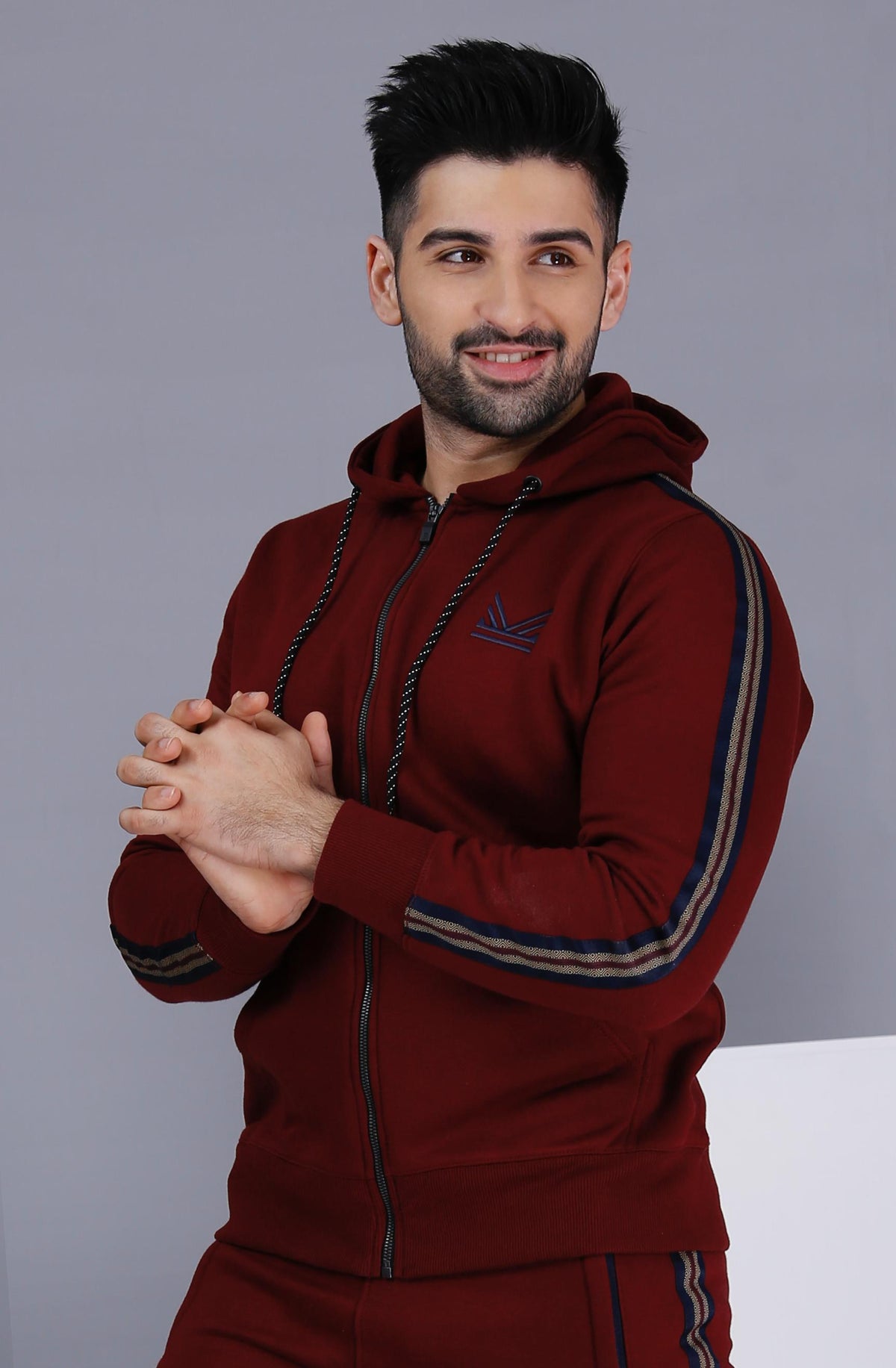 Milano Cotton Tracksuit - Wine