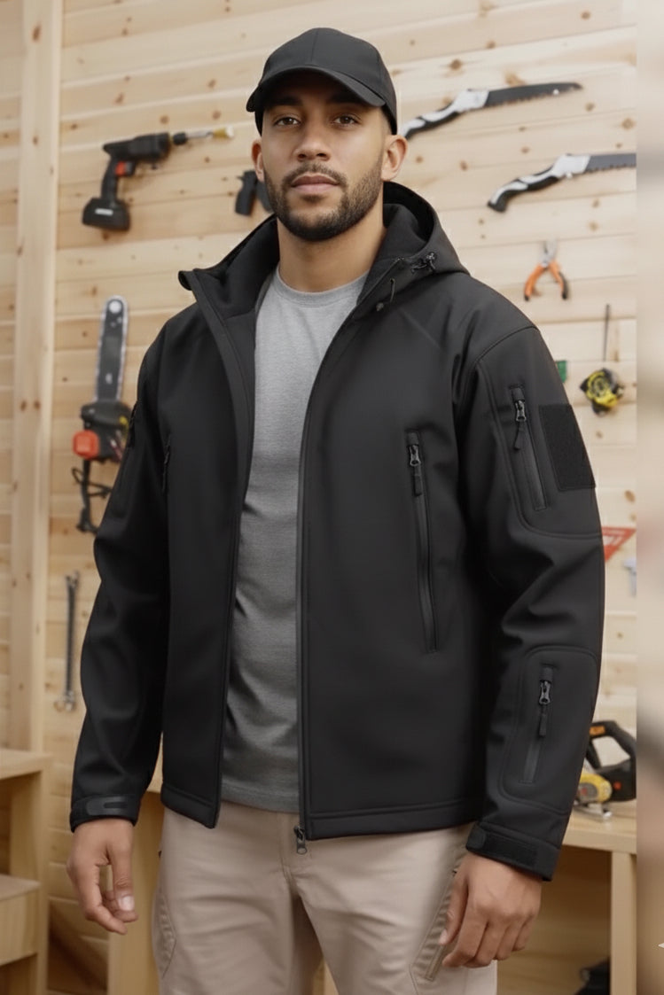 Tactical Softshell Imported Jecket - Black