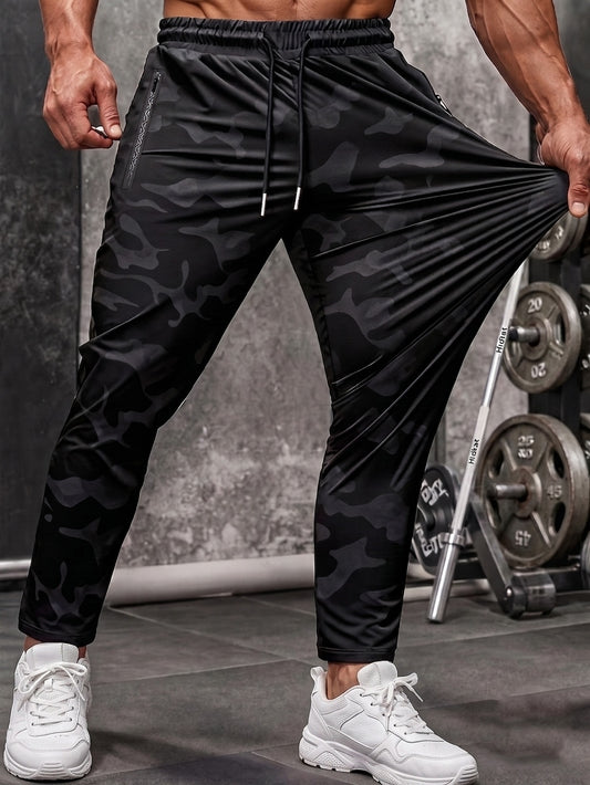 SlimFit Ice Sports Spandexdry Camo Trouser
