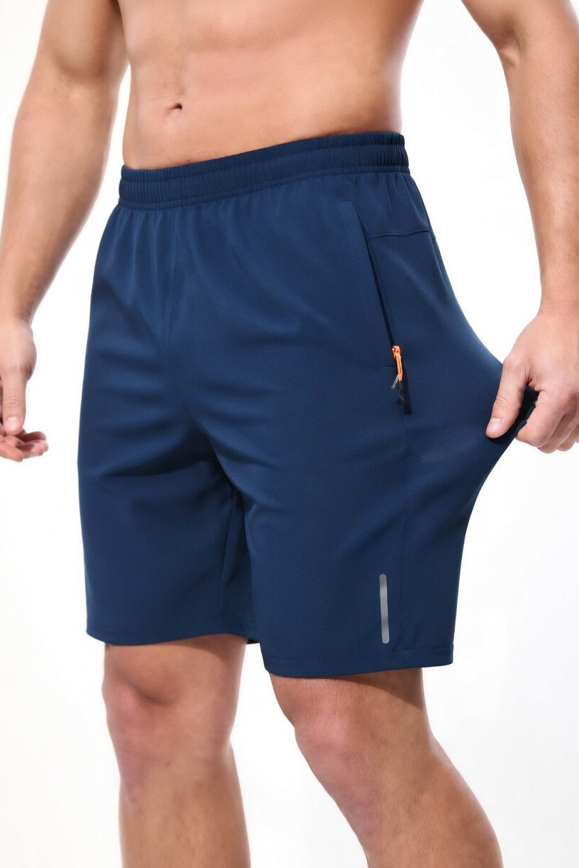 Woven Spandexdry shorts-Navy