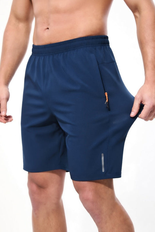 Woven Spandexdry shorts-Navy