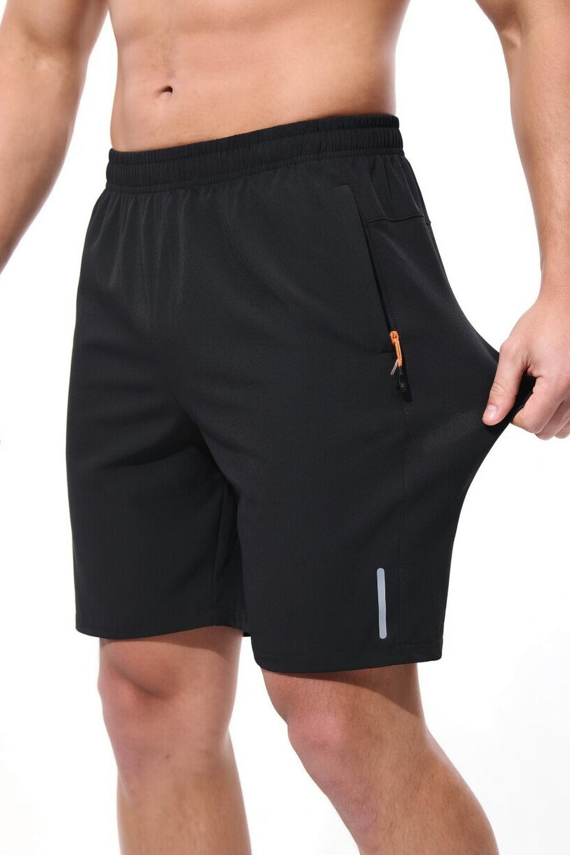 Woven Spandexdry shorts-Black