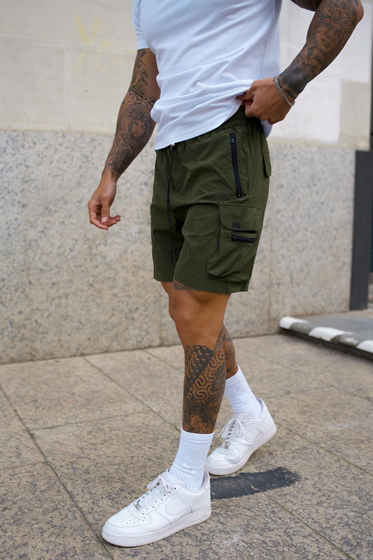 Raptor Cargo SpandexDry Twill Shorts - Olive