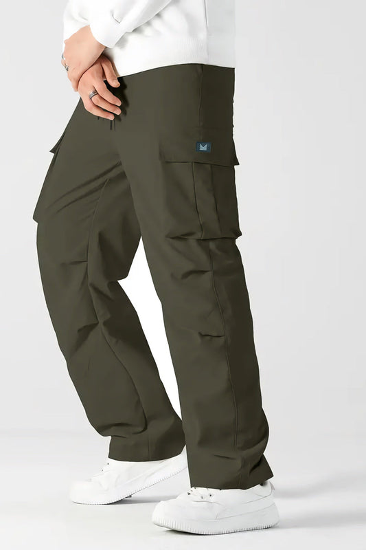 LooseFit Cargo SpandexDry Trouser - Olive