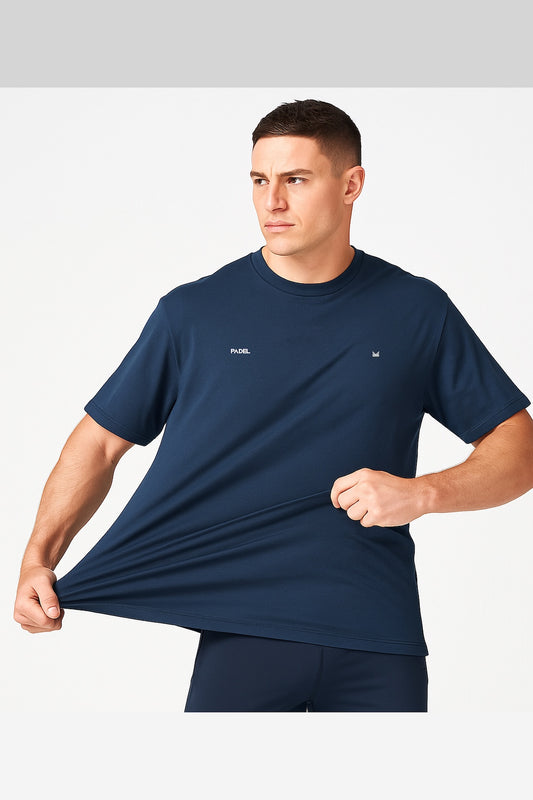 Padel Oversize Spandexdry Tshirt - Navy