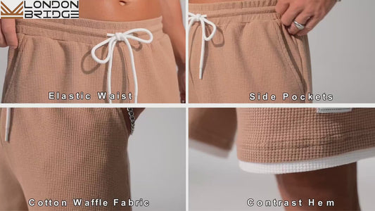 Waffle Knit Shorts - Chocolate