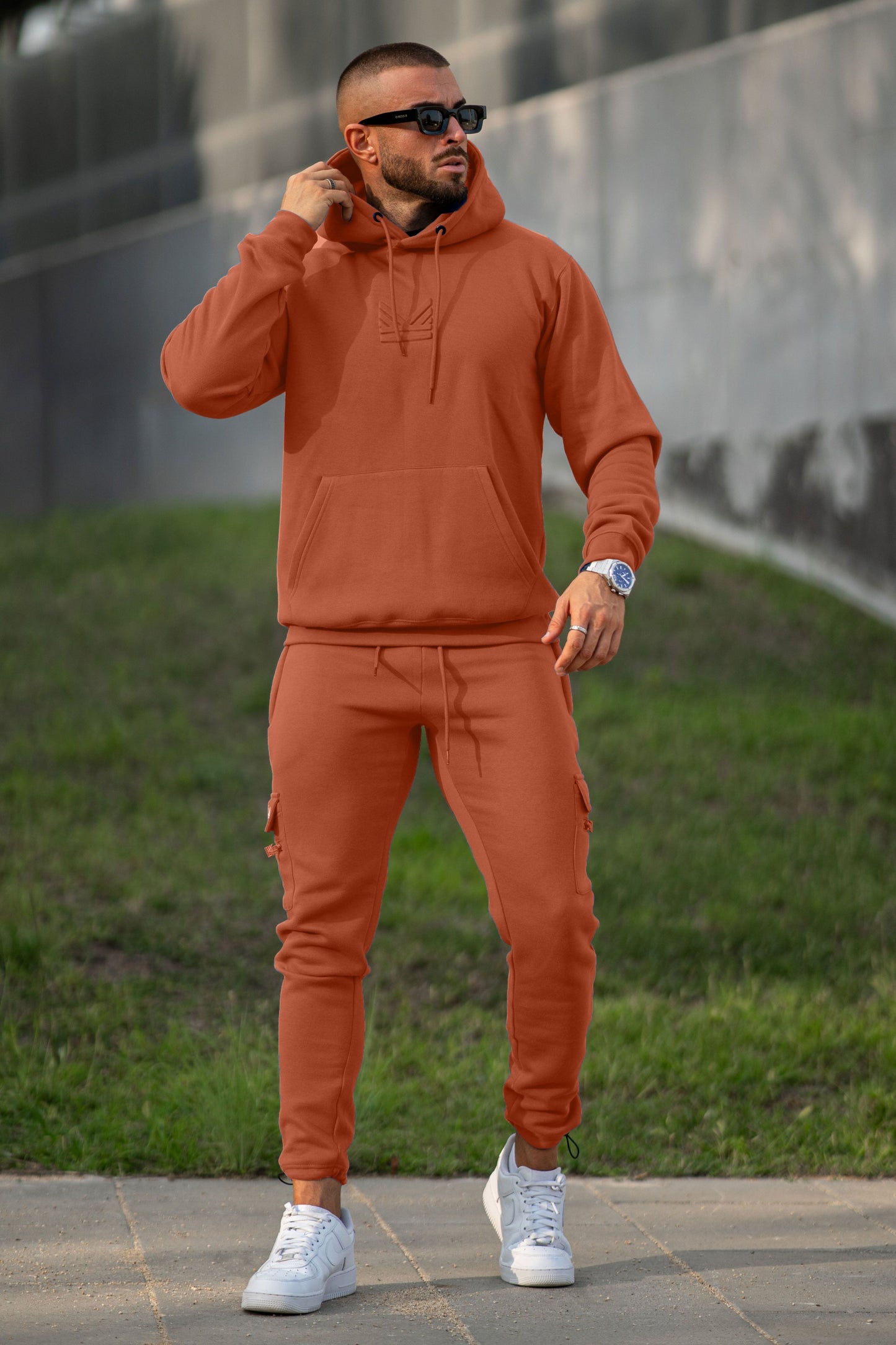 Monte Carlo Cargo Fleece  Trouser	- Apricot