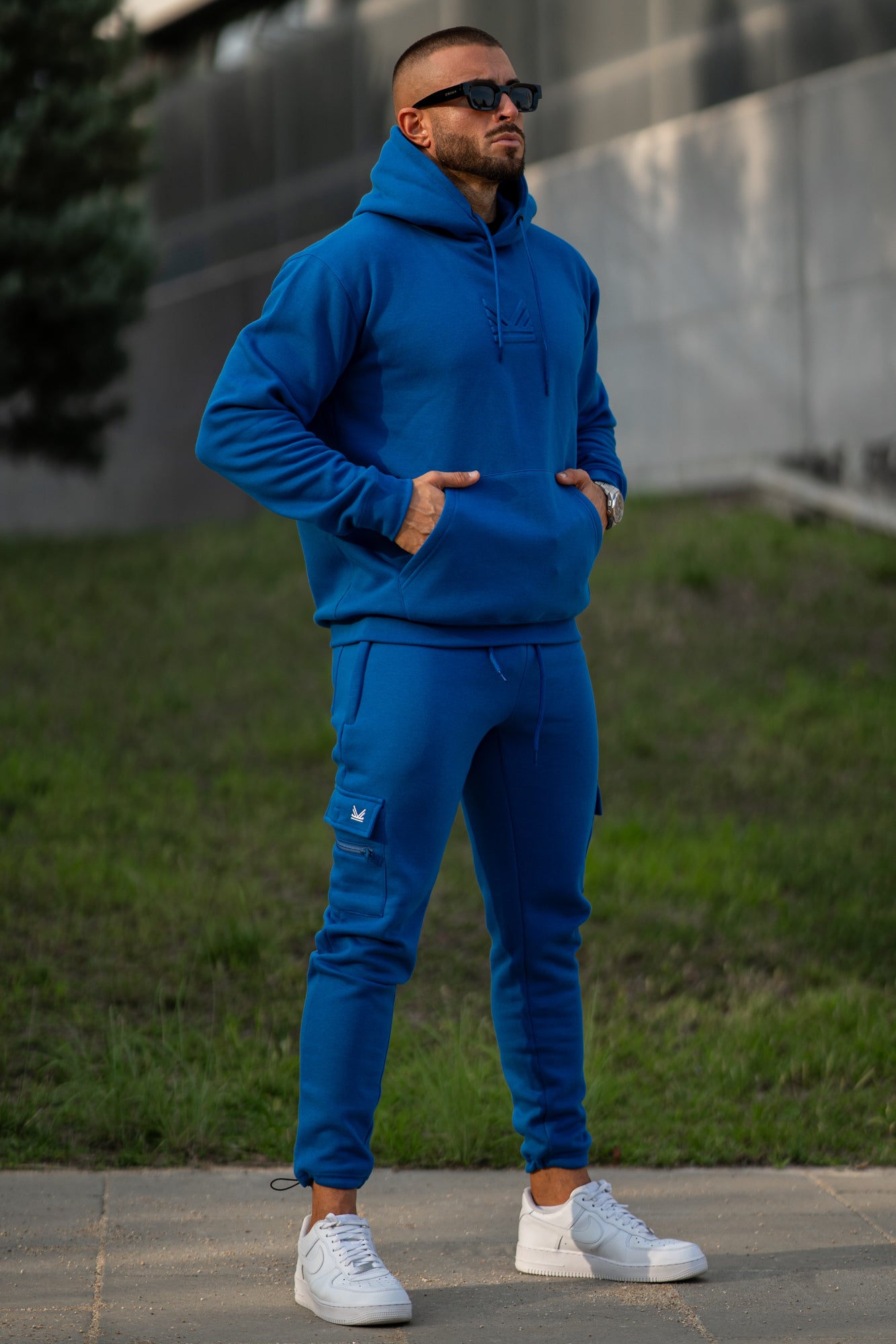 Monte Carlo Cargo Fleece Trouser - Dark Blue