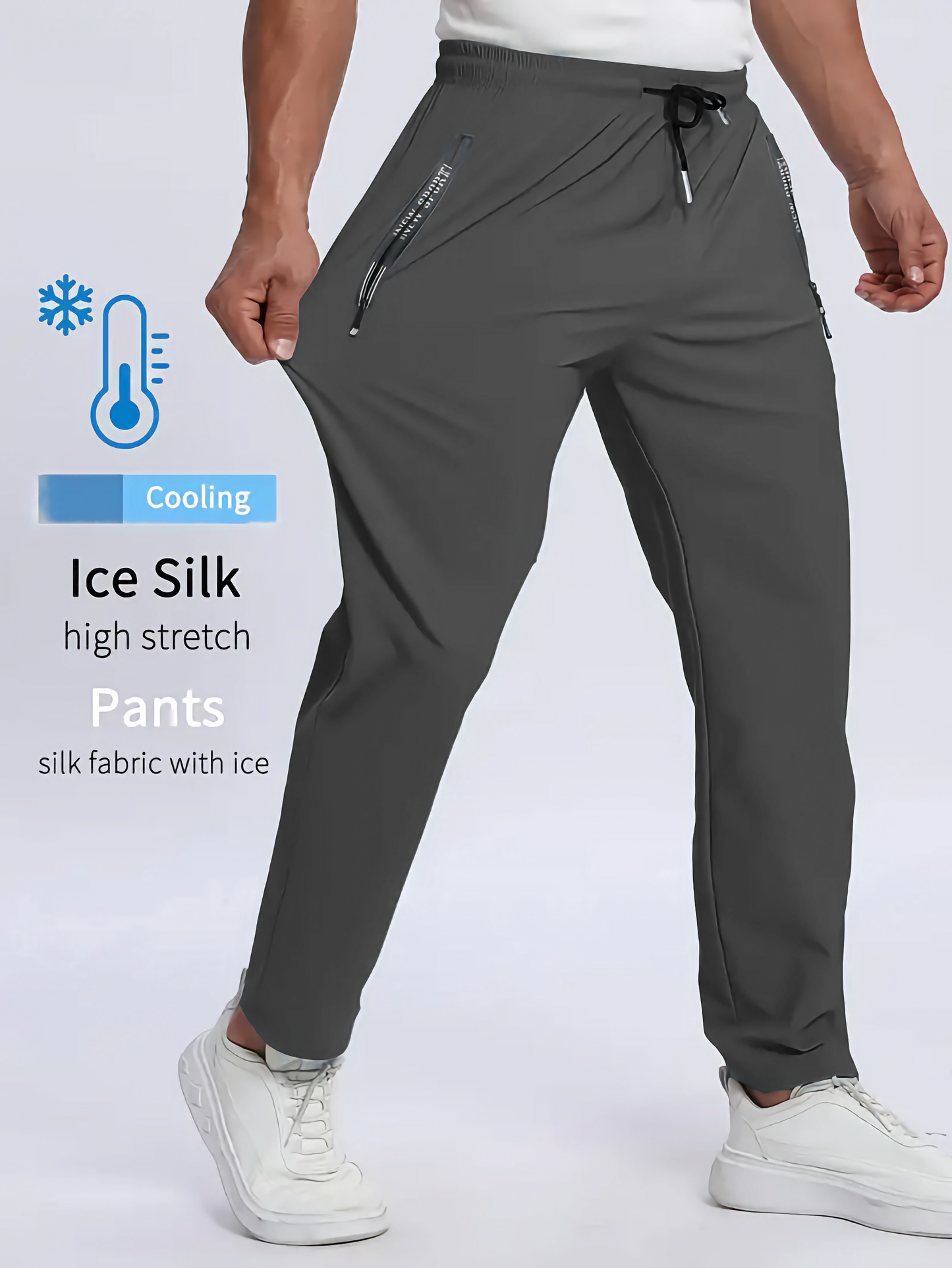 Ice Sports SpandexDry Pant Trouser  - Charcoal