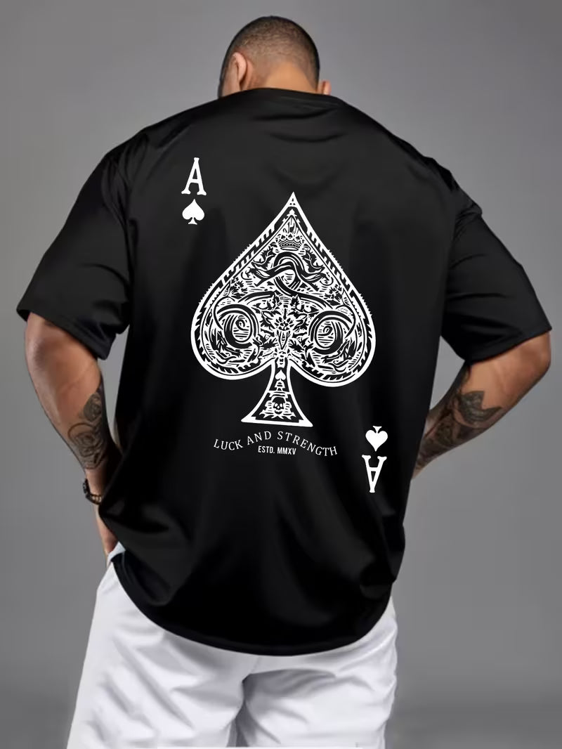 Ace Oversize T-Shirts - Black