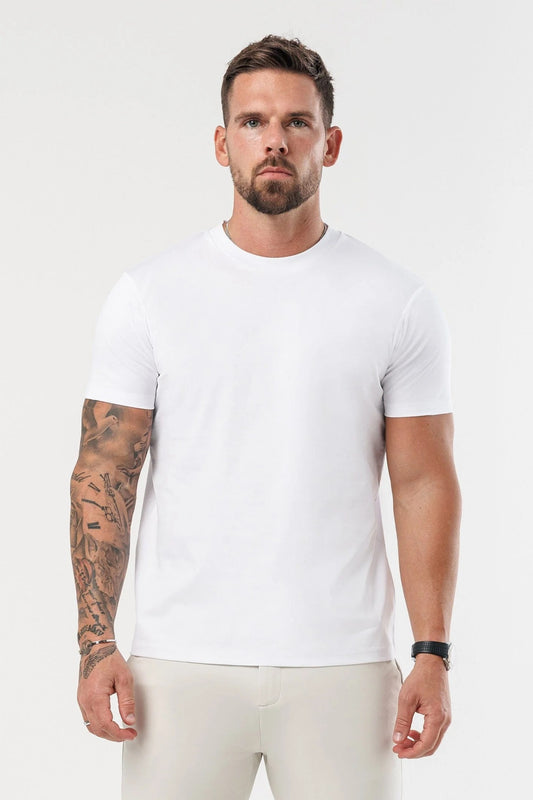 Essential Cotton T-Shirt - Egg White