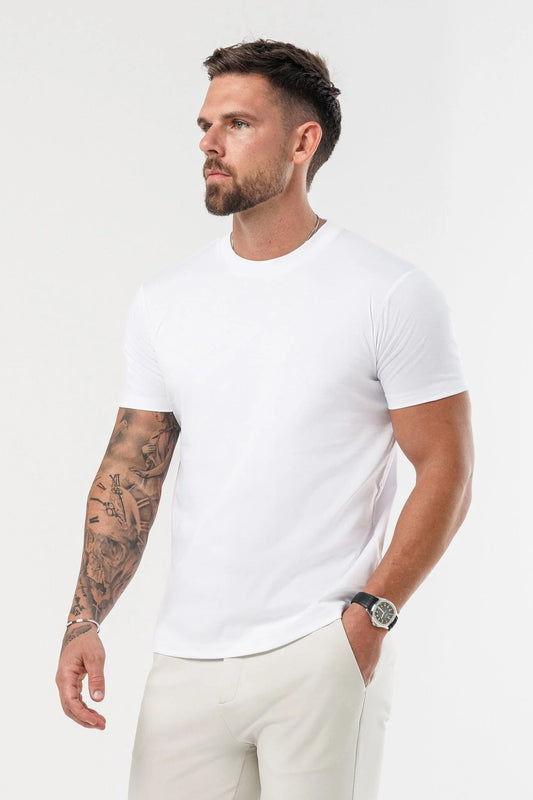 Essential Cotton T-Shirt - Egg White